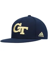 Men's adidas Navy Georgia Tech Yellow Jackets Team On-Field Baseball Fitted Hat