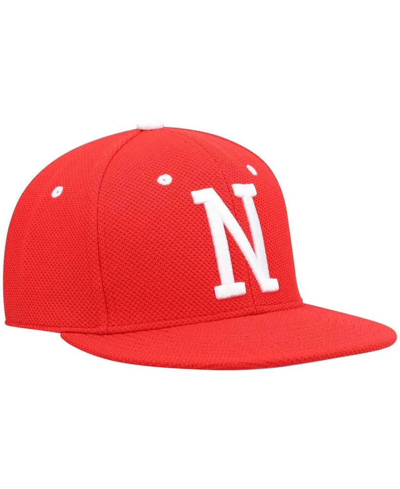 Men's adidas Scarlet Nebraska Huskers On-Field Baseball Fitted Hat