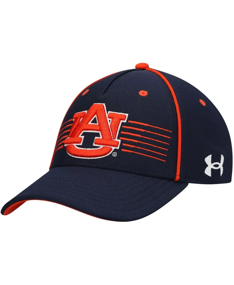 Men's Under Armour Navy Auburn Tigers Iso-Chill Blitzing Accent Flex Hat