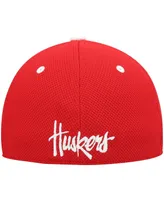 Men's adidas Scarlet Nebraska Huskers On-Field Baseball Fitted Hat