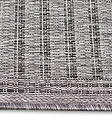 Liora Manne' Malibu Simple Border 3'3" x 4'11" Outdoor Area Rug