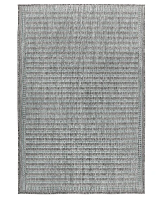 Liora Manne' Malibu Simple Border 4'10" x 7'6" Outdoor Area Rug