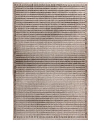 Liora Manne' Malibu Simple Border 4'10" x 7'6" Outdoor Area Rug