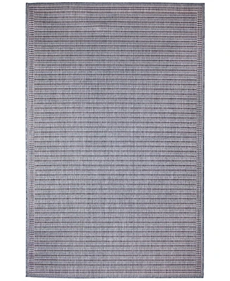 Liora Manne' Malibu Simple Border 4'10" x 7'6" Outdoor Area Rug
