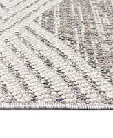 Liora Manne' Dunes Modern Diamond 1'11" x 4'11" Runner Outdoor Area Rug