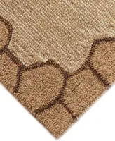 Liora Manne' Frontporch Honeycomb Bee 5' x 7'6" Outdoor Area Rug