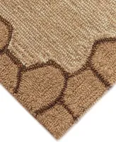 Liora Manne' Frontporch Honeycomb Bee 3'6" x 5'6" Outdoor Area Rug