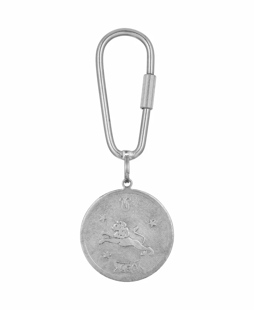 Women's Leo Key Fob - Silver