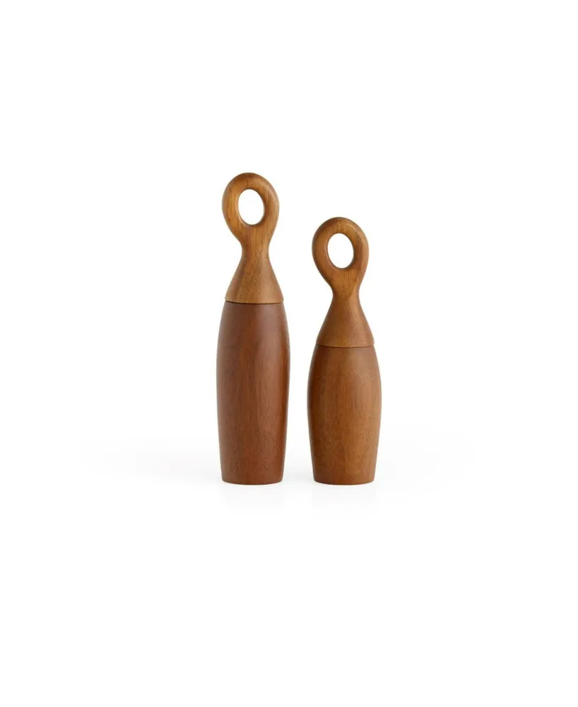 Portables Wood Salt and Pepper Mill