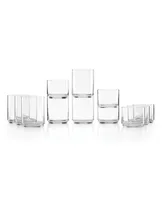 Tuscany Classics Stackable Tall and Short Glasses Set, 12 Piece