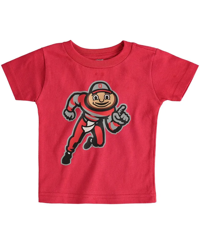 Boys and Girls Infant Scarlet Ohio State Buckeyes Big Logo T-shirt