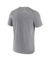 Men's Fanatics Heathered Gray Chicago White Sox Durable Goods Synthetic T-shirt