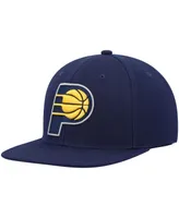 Men's Mitchell & Ness Navy Indiana Pacers Ground 2.0 Snapback Hat