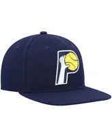 Men's Mitchell & Ness Navy Indiana Pacers Hardwood Classics Team Ground 2.0 Snapback Hat