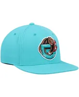 Men's Mitchell & Ness Turquoise Vancouver Grizzlies Hardwood Classics Team Ground 2.0 Snapback Hat