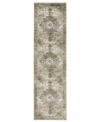 Jhb Design Adria ADR0ADRW 2'3" x 7'6" Runner Area Rug