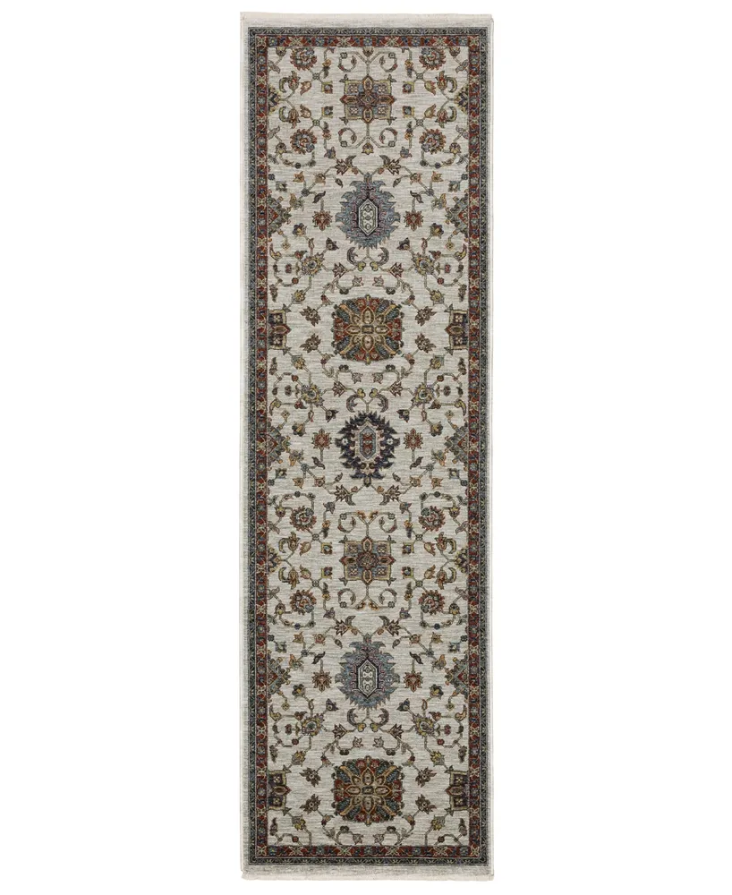 Jhb Design Devine DEV51W1 2'3" x 7'6" Runner Area Rug