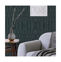 Grasscloth Geo Peel and Stick Wallpaper