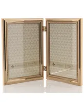 Classic Double Beaded Picture Frame, 5" x 7" - Gold