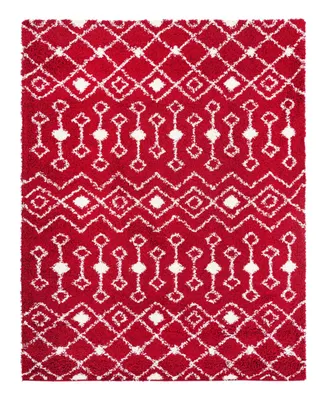 Closeout! Bayshore Home Lattisse Casa Shag LCS01 7'10" x 10' Area Rug