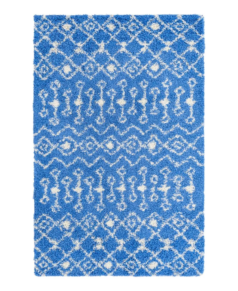 Closeout! Bayshore Home Lattisse Casa Shag LCS01 7'10" x 10' Area Rug