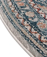 Bayshore Home Aquidneck AQU02 7'10" x 10'2" Oval Area Rug