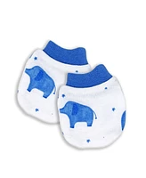 Baby Boys Elephants Layette Gift Mesh Bag, 5 Piece Set