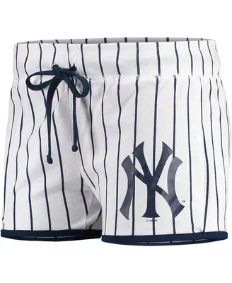 Women's Concepts Sport White, Navy New York Yankees Vigor Sleep Shorts