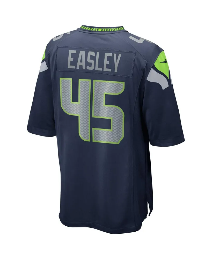 Men's Nike Kenny Easley College Navy Seattle Seahawks Game Retired Player Jersey