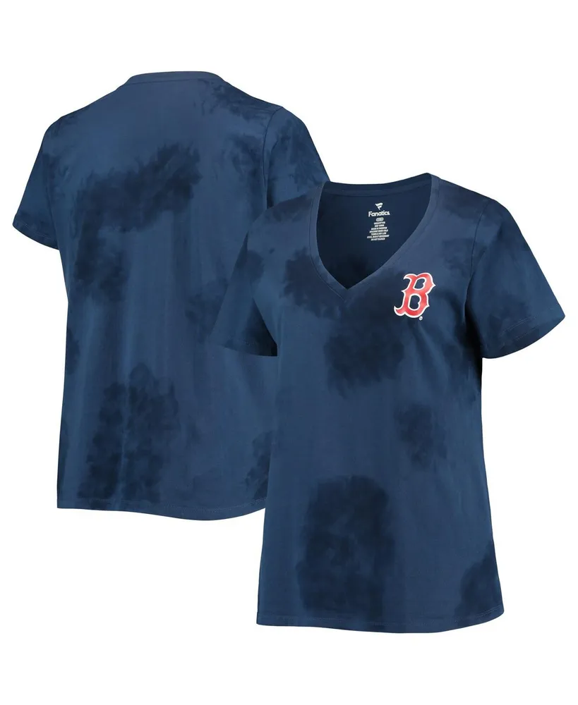 Profile Women's Navy Houston Astros Plus Size #1 Mom 2-Hit V-Neck T-Shirt