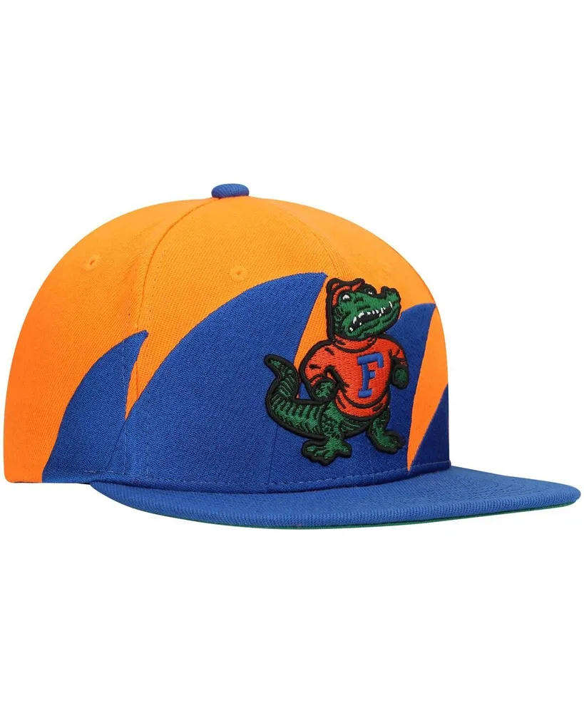 Men's Mitchell & Ness Royal, Orange Florida Gators Sharktooth Snapback Hat