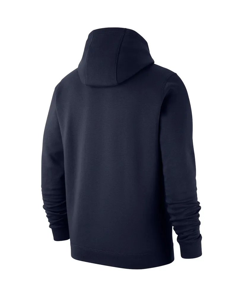 Men's Nike Navy Villanova Wildcats Basketball Icon Club Fleece Pullover Hoodie
