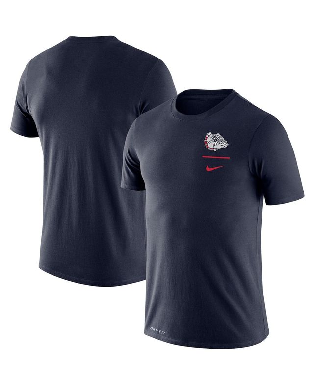 Men's Nike Navy Gonzaga Bulldogs Logo Stack Legend Performance T-shirt
