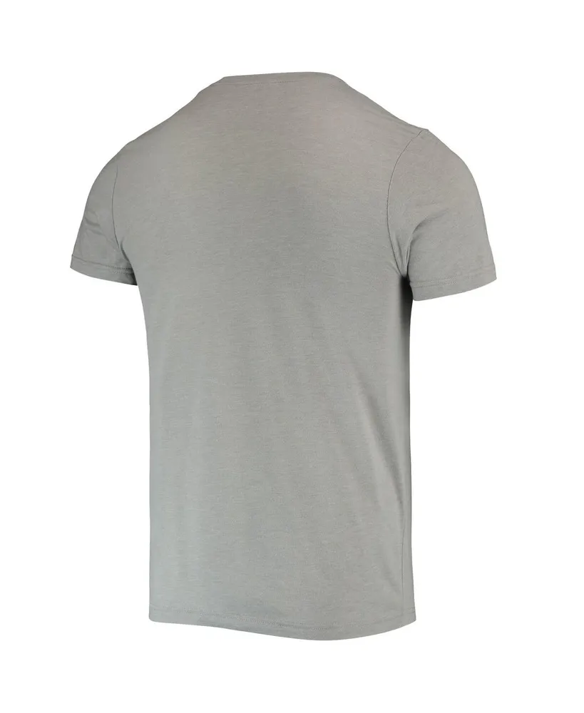 Men's adidas Heathered Gray Nebraska Huskers Reminisce Tri-Blend T-shirt