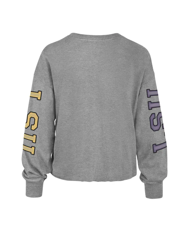 Lids Milwaukee Brewers '47 Women's Ultra Max Parkway Long Sleeve T-Shirt -  Heathered Gray