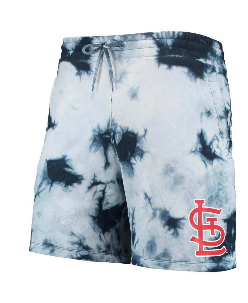 Men's New Era Navy St. Louis Cardinals Team Dye Shorts