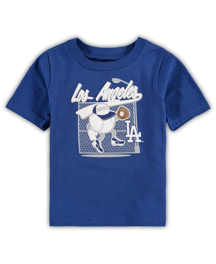 Infant Boys and Girls Royal Los Angeles Dodgers On the Fence T-shirt