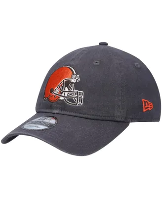 Men's New Era Graphite Cleveland Browns Icon Core Classic 2.0 9Twenty Adjustable Hat