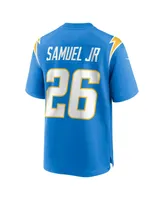 Men's Nike Asante Samuel Jr. Powder Blue Los Angeles Chargers Game Player Jersey