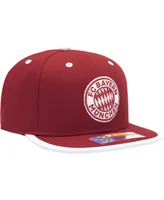 Men's Red Bayern Munich Tape Snapback Hat