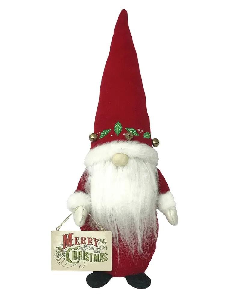 Santa's Workshop Handmade 15" Merry Christmas Gnome