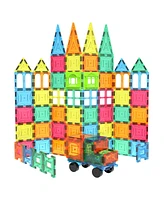 Mag-Genius 102 Piece Magnetic Building Block Play People Castle Set