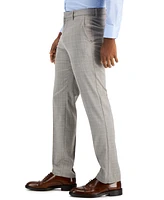 Perry Ellis Portfolio Men's Essentials Slim-Fit Stretch Glen Plaid Dress Pants