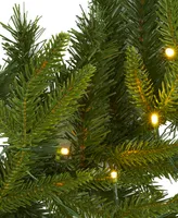 Green Pine Artificial Christmas Garland with Lights, 72"