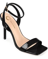 Journee Collection Women's Dorian Stiletto Square Toe Sandals