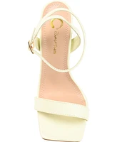 Journee Collection Women's Dorian Stiletto Square Toe Sandals