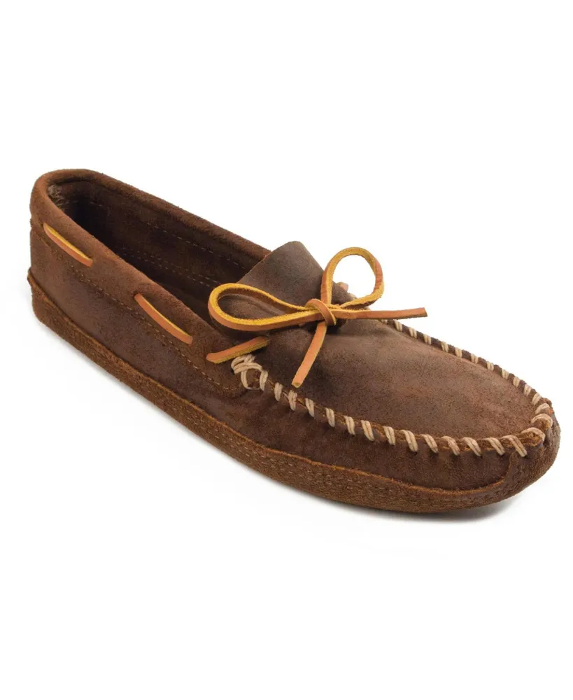 Minnetonka Men's Double Bottom Softsole Moccasin Loafers