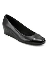 Easy Spirit Women's Gracey Round Toe Slip-on Wedge Dress Pumps