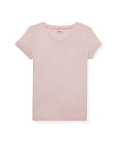 Polo Ralph Lauren Big Girls Cotton Jersey V-Neck T-shirt