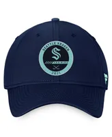 Men's Fanatics Deep Sea Blue Seattle Kraken Authentic Pro Training Camp Flex Hat